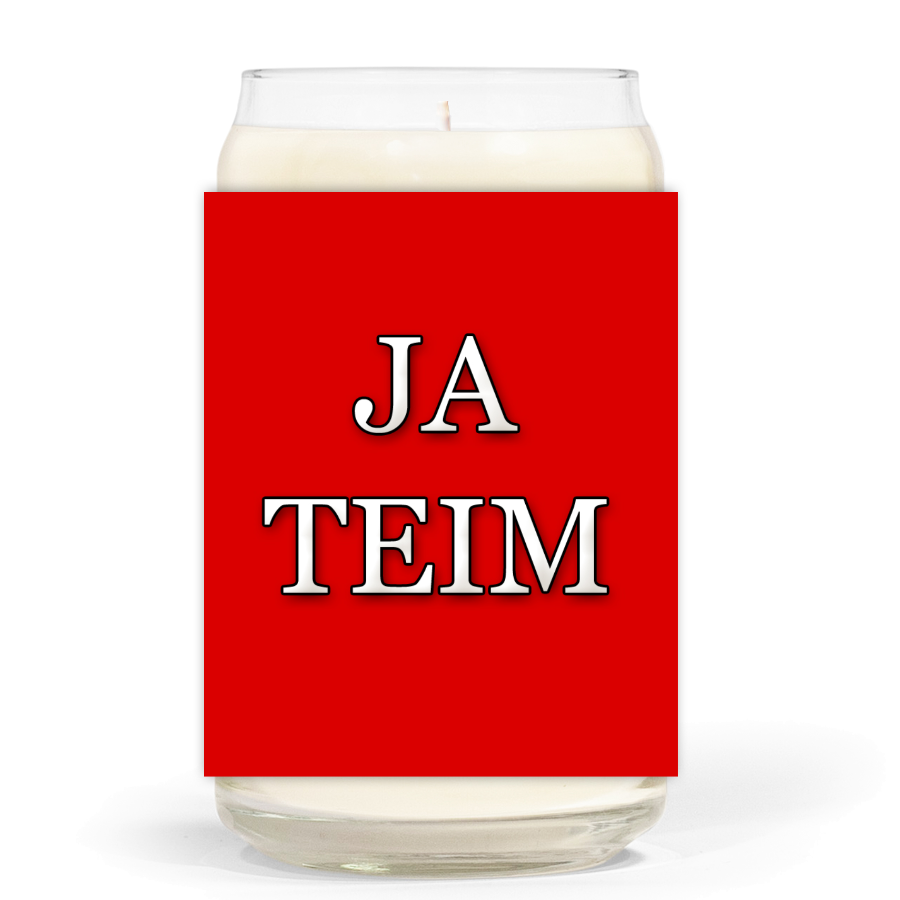 JA TEIM 13.75oz Clear Jar Candle | 3"x3.75" White Label